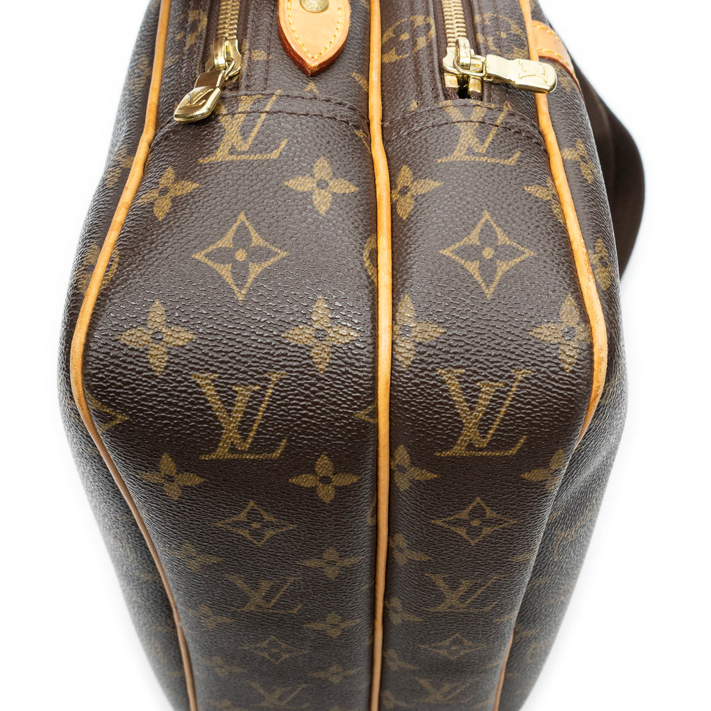 Shoulder Bag Reporter PM Brown Monogram Canvas