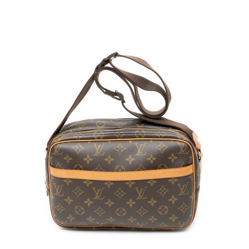 Shoulder Bag Reporter PM Brown Monogram Canvas