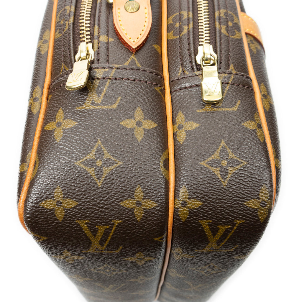 Shoulder Bag Reporter PM Brown Monogram Canvas