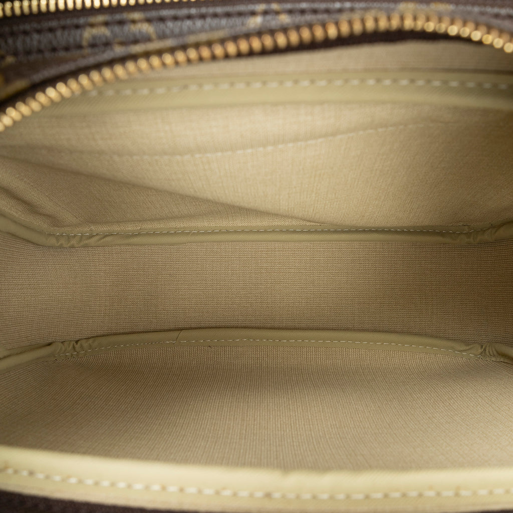Shoulder Bag Reporter PM Brown Monogram Canvas