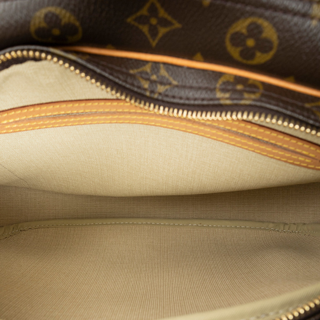 Shoulder Bag Reporter PM Brown Monogram Canvas