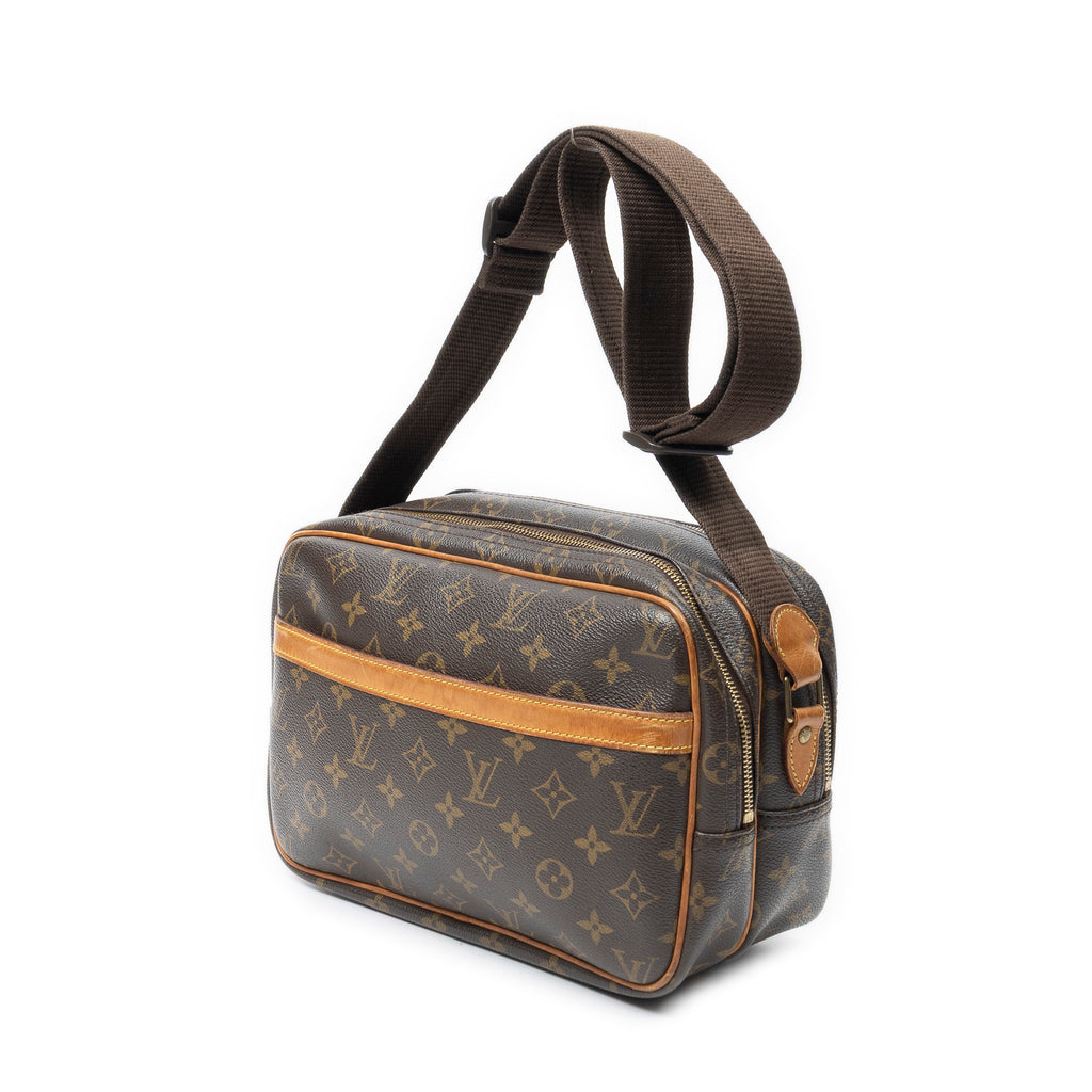 Shoulder Bag Reporter PM Brown Monogram Canvas