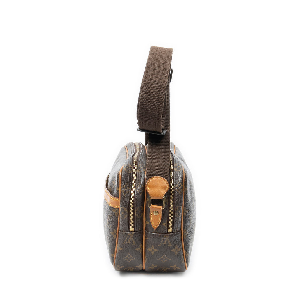 Shoulder Bag Reporter PM Brown Monogram Canvas