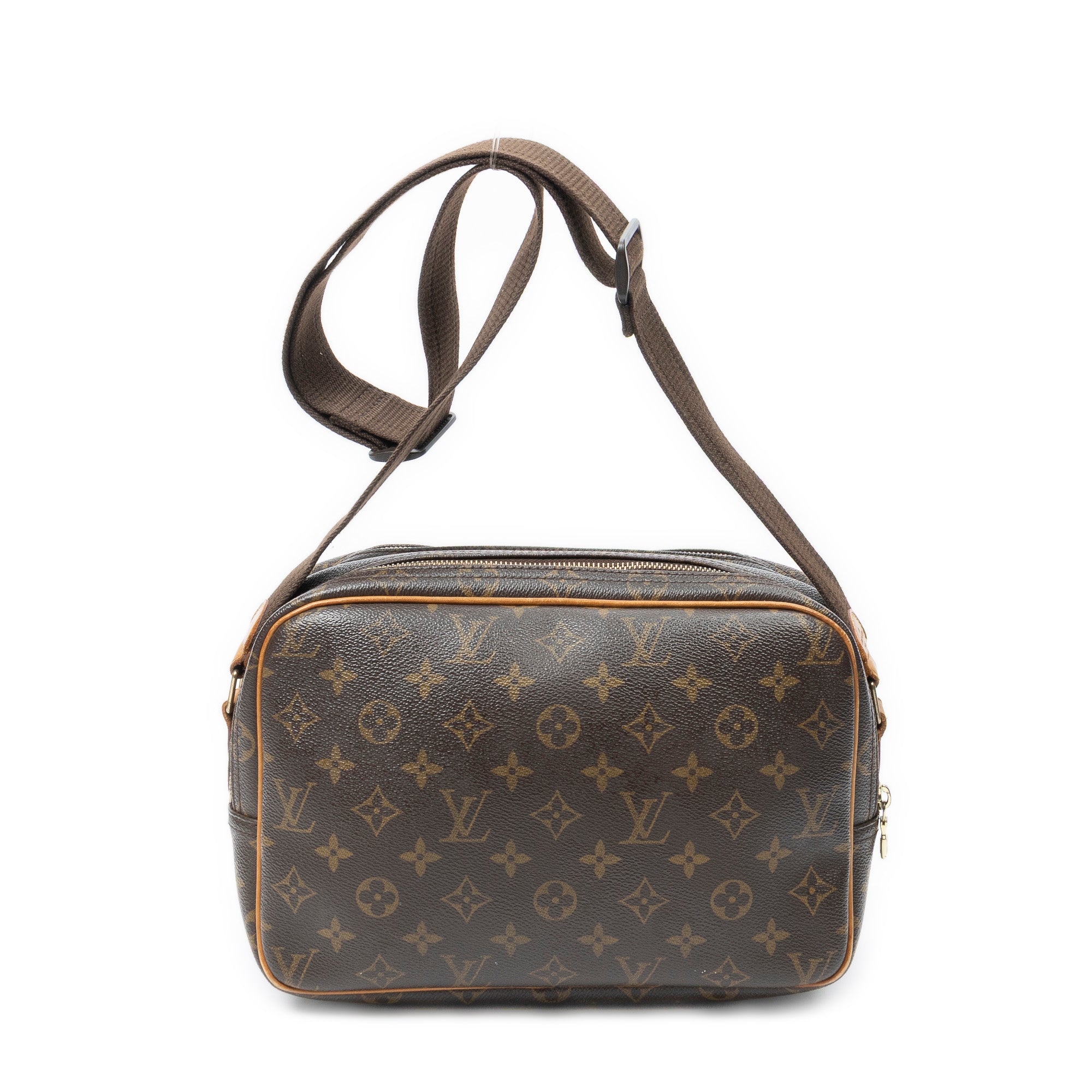 Shoulder Bag Reporter PM Brown Monogram Canvas