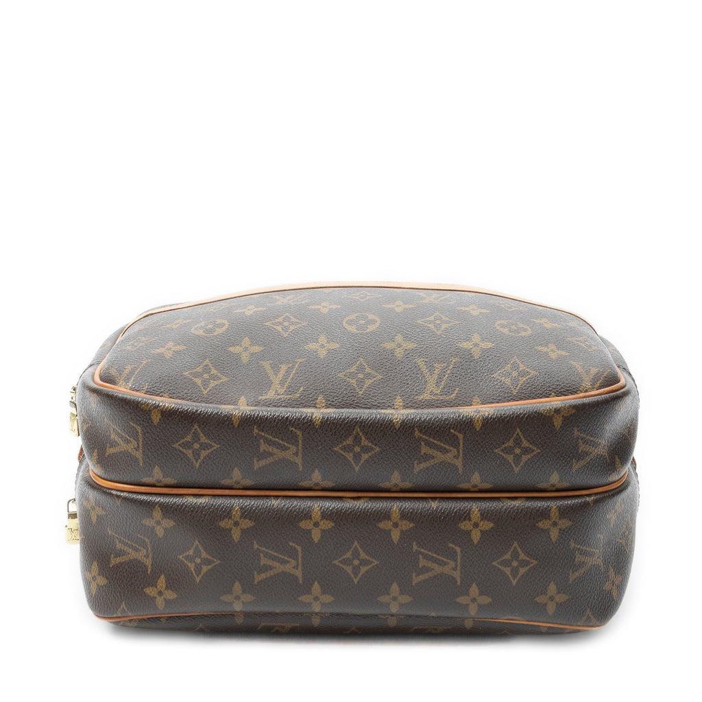 Shoulder Bag Reporter PM Brown Monogram Canvas