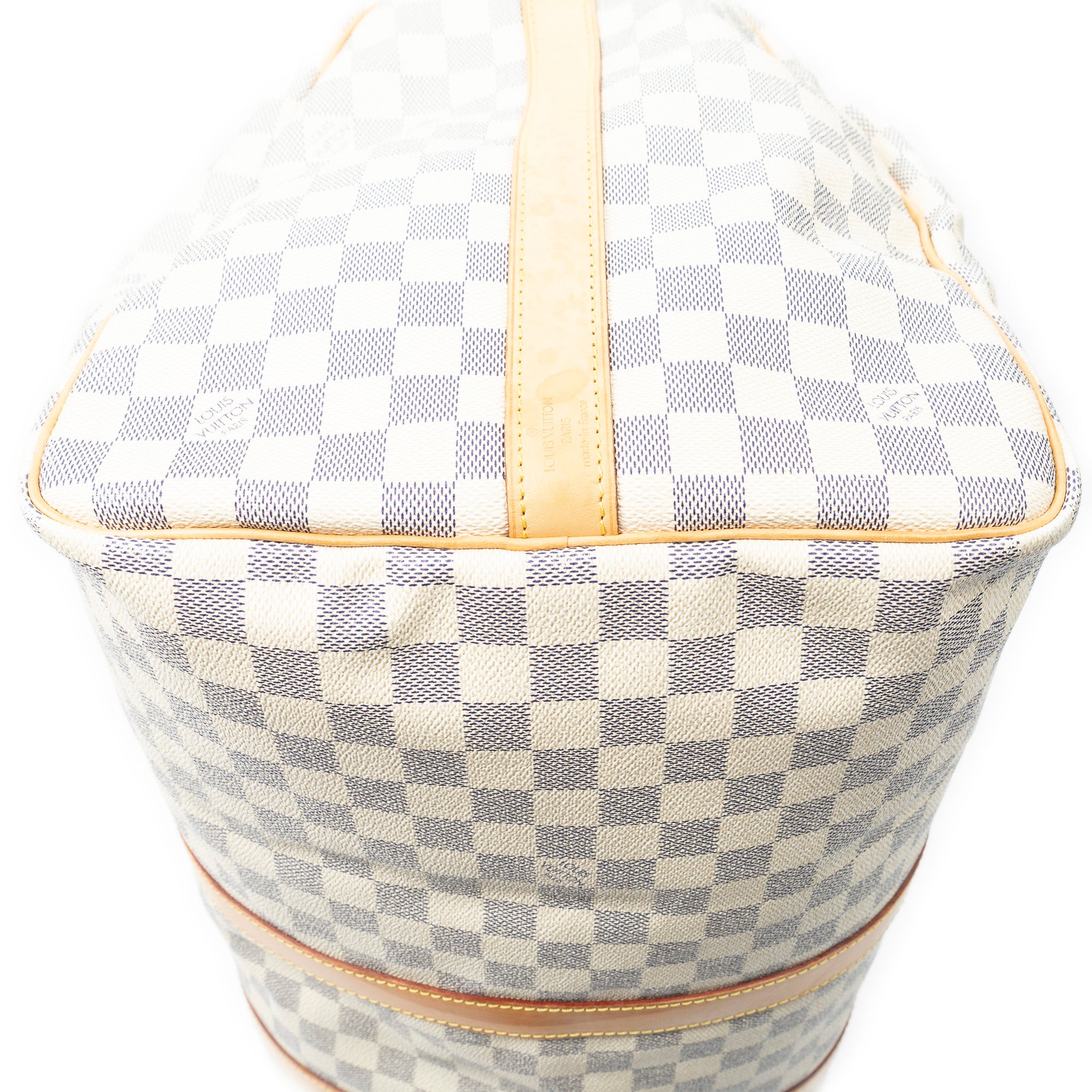Travel Bag Keepall Bandouliere 55 Ivory Damier Azur