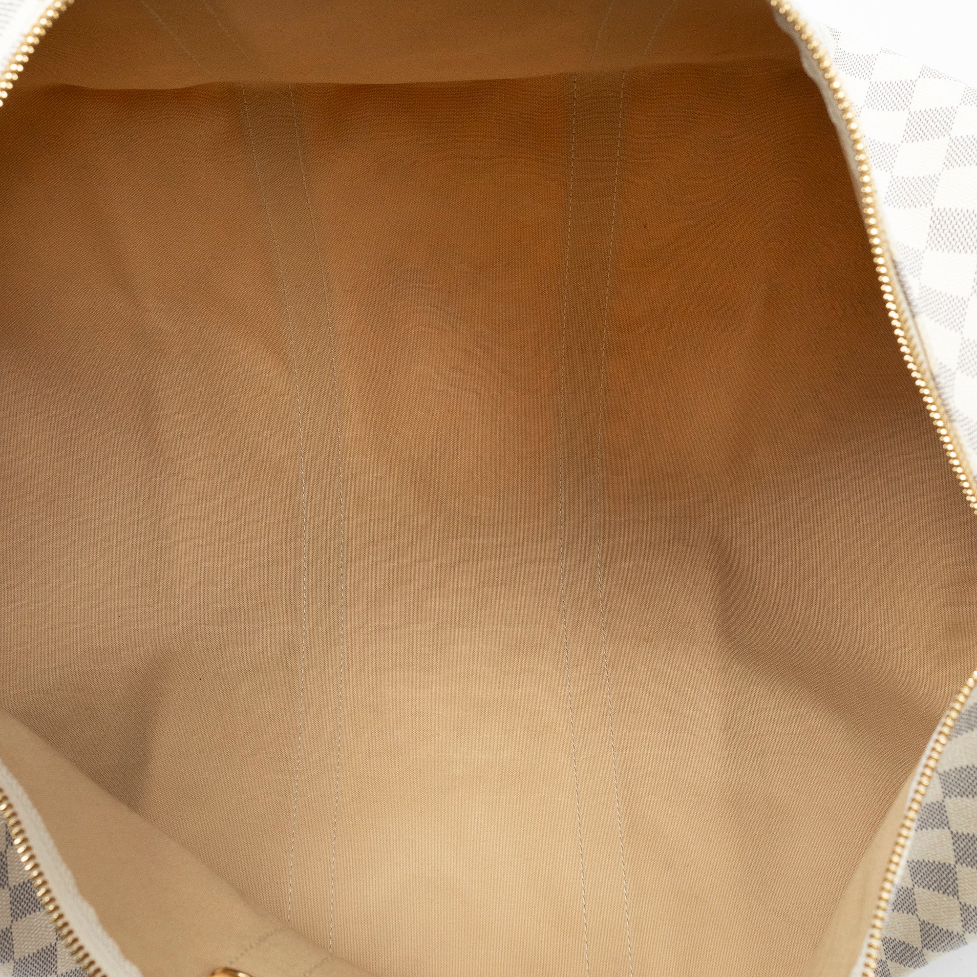 Travel Bag Keepall Bandouliere 55 Ivory Damier Azur
