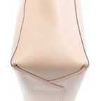 Shoulder Bag Vertical Cabas Tote Pink Grained Leather