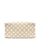 Shoulder Bag Small Cabas Thais Tote Beige Triomphe Canvas