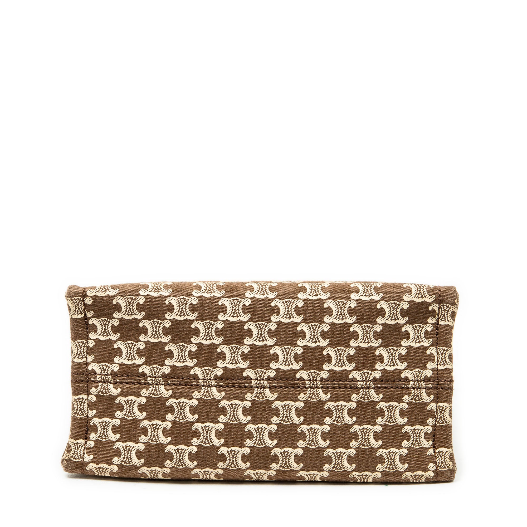 Shoulder Bag Small Cabas Thais Tote Brown Triomphe Canvas