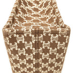 Shoulder Bag Small Cabas Thais Tote Brown Triomphe Canvas