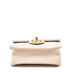 Shoulder Bag Mini Chic Pearls Flap Pink Quilted Lambskin Leather