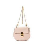 Shoulder Bag Mini Drew Pink Goatskin Leather
