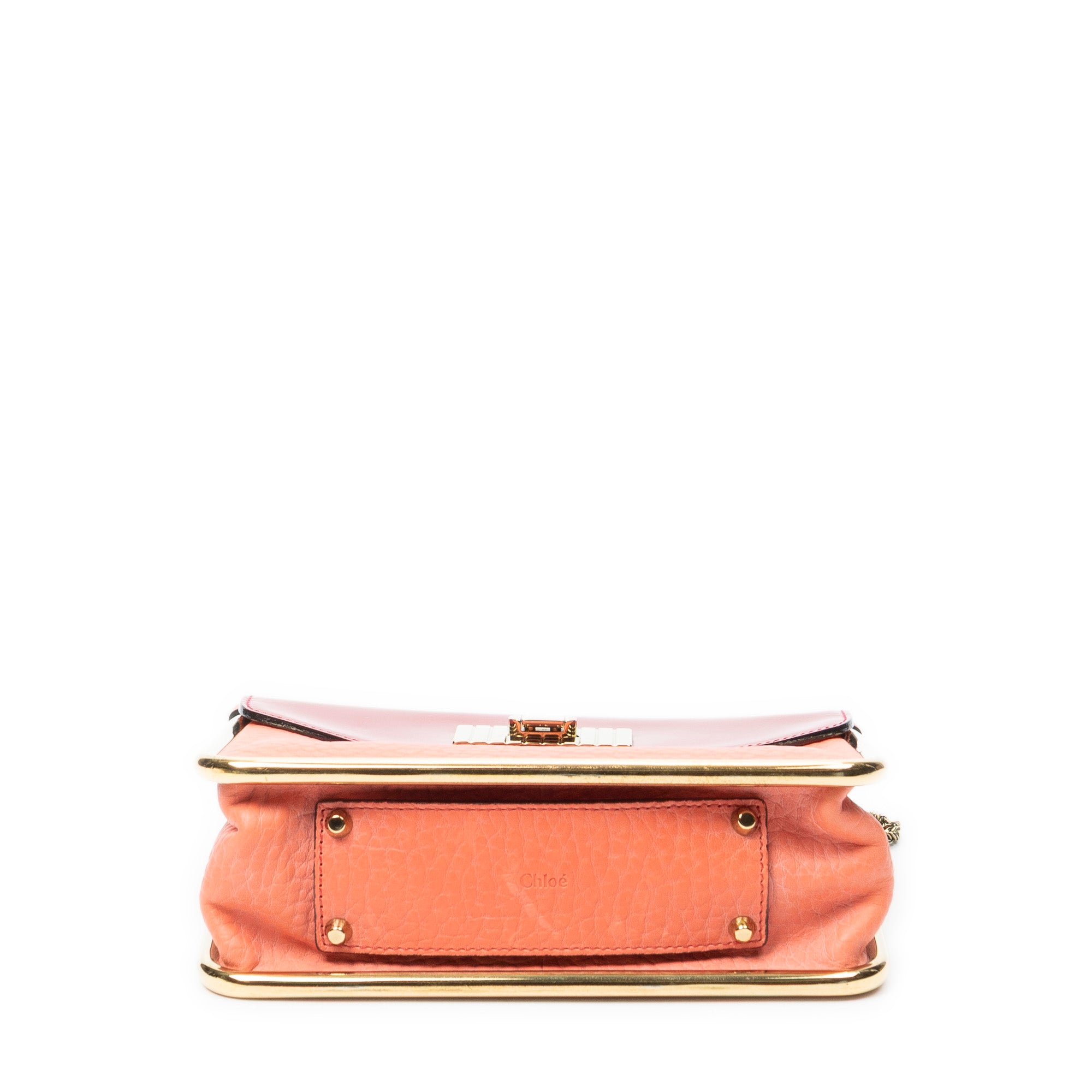 Shoulder Bag Small Sally Red Grained Calfskin Leather