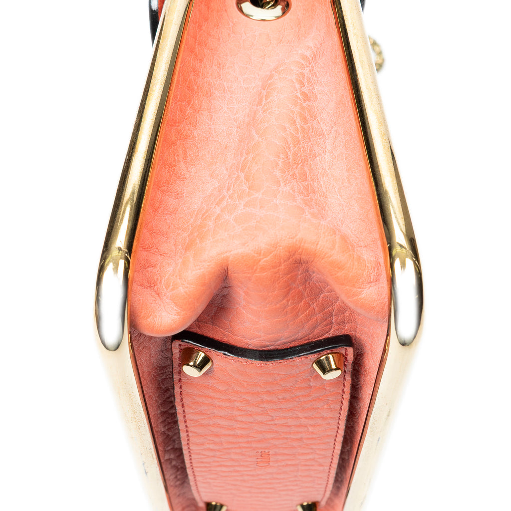 Shoulder Bag Small Sally Red Grained Calfskin Leather