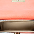 Shoulder Bag Small Sally Red Grained Calfskin Leather