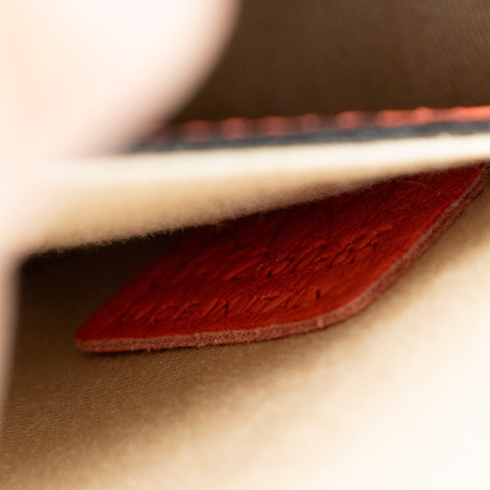 Shoulder Bag Small Sally Red Grained Calfskin Leather