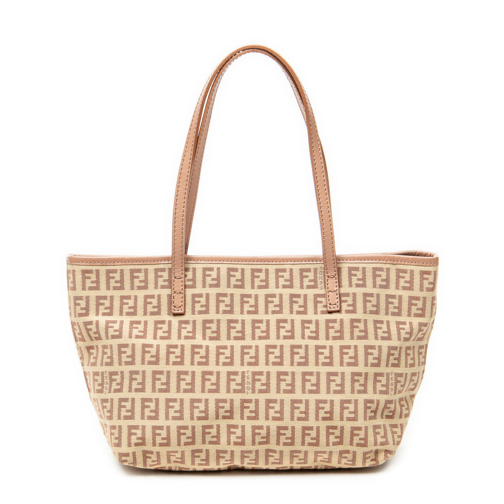Shoulder Bag Small Roll Tote Beige Zucchino Canvas
