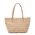 Shoulder Bag Small Roll Tote Beige Zucchino Canvas