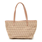 Shoulder Bag Small Roll Tote Beige Zucchino Canvas