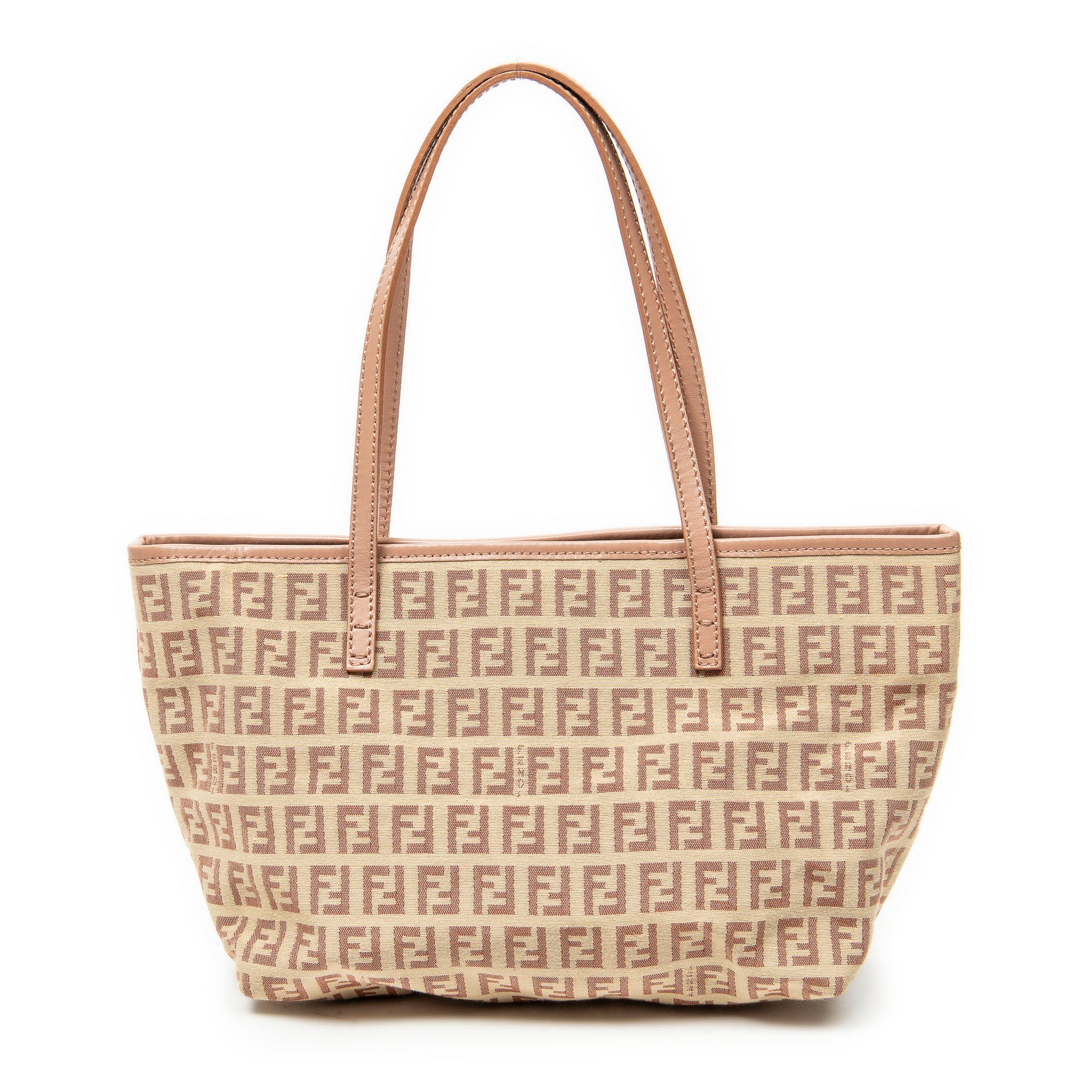 Shoulder Bag Small Roll Tote Beige Zucchino Canvas