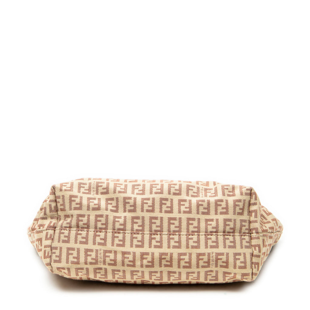Shoulder Bag Small Roll Tote Beige Zucchino Canvas