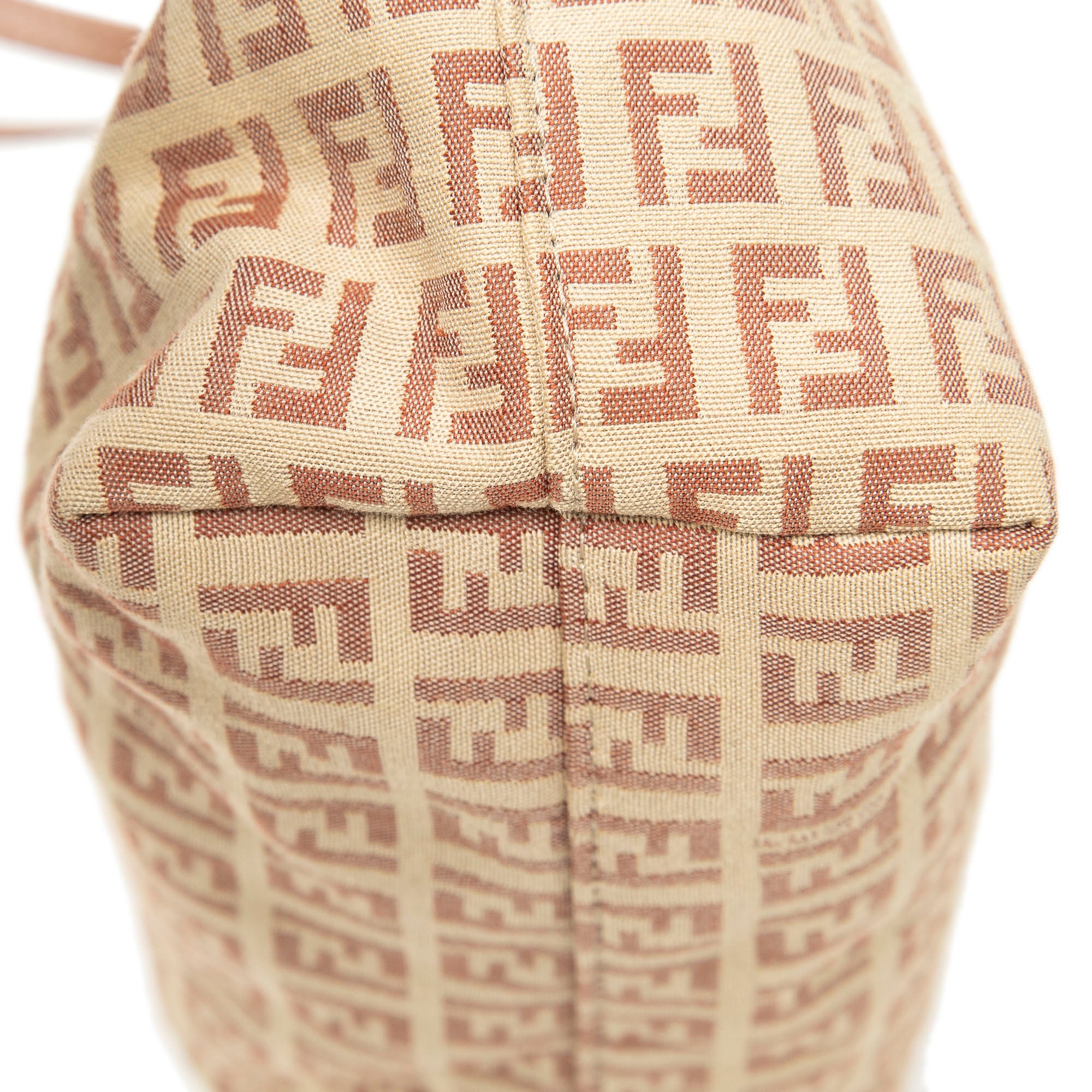 Shoulder Bag Small Roll Tote Beige Zucchino Canvas