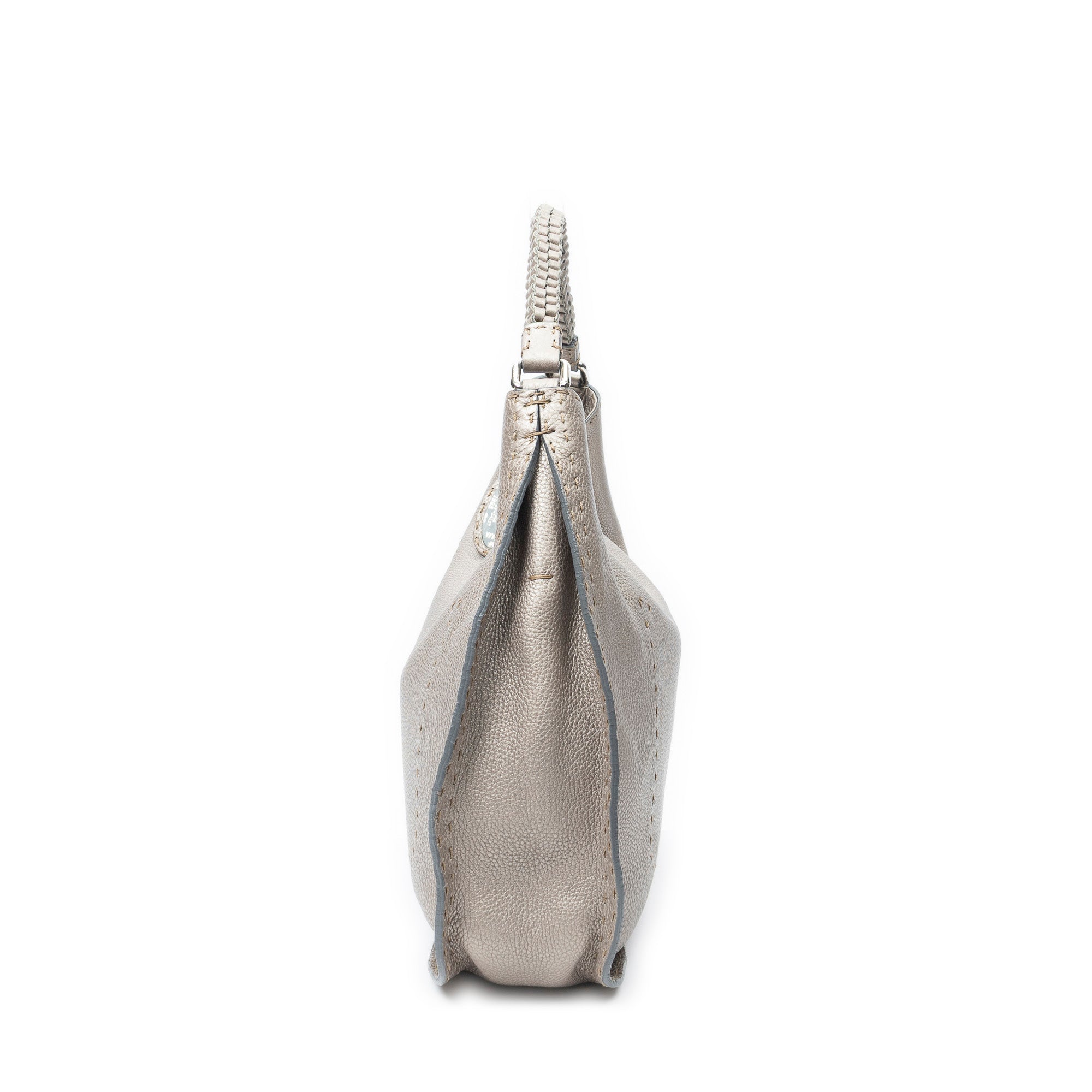 Shoulder Bag Large Selleria Hobo Silver Selleria Leather