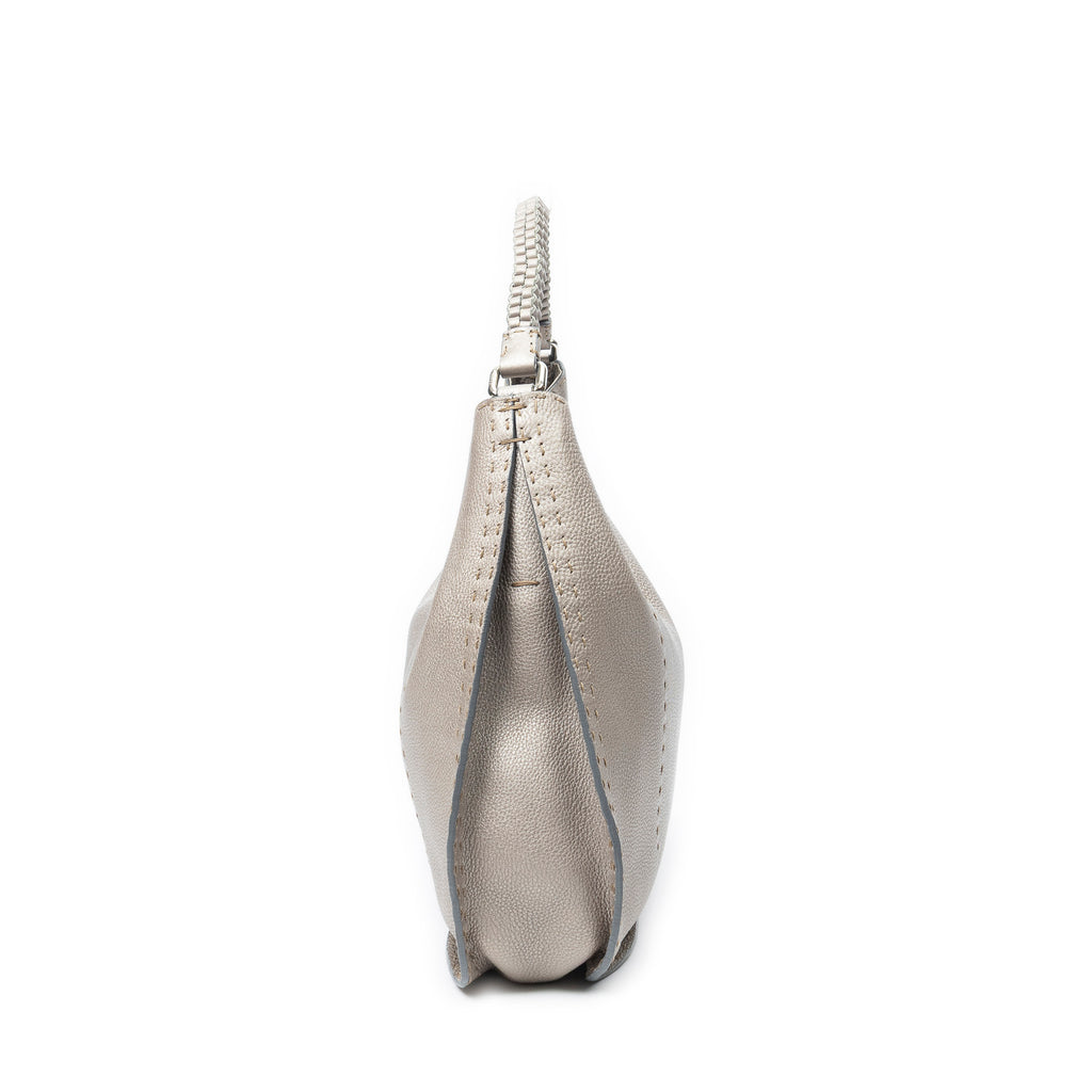 Shoulder Bag Large Selleria Hobo Silver Selleria Leather