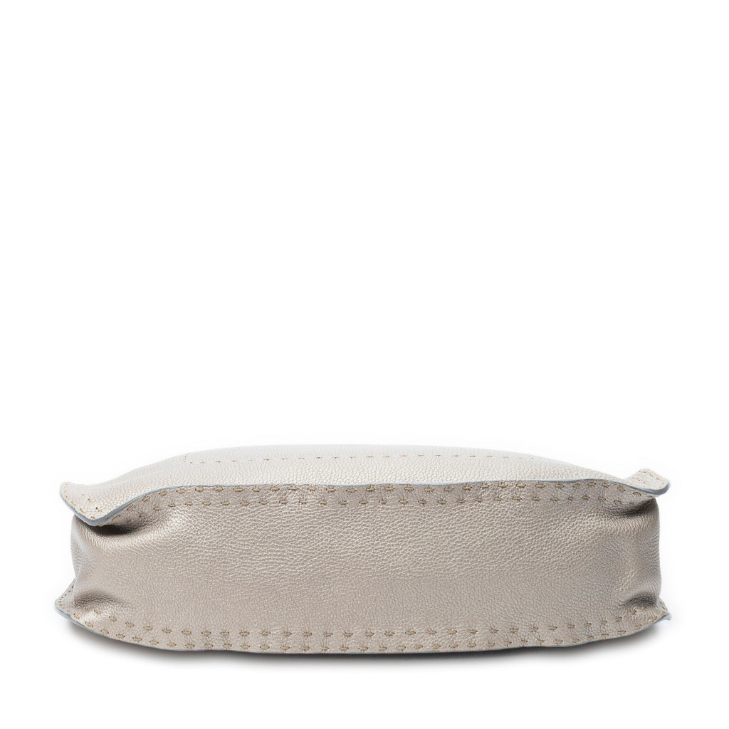 Shoulder Bag Large Selleria Hobo Silver Selleria Leather