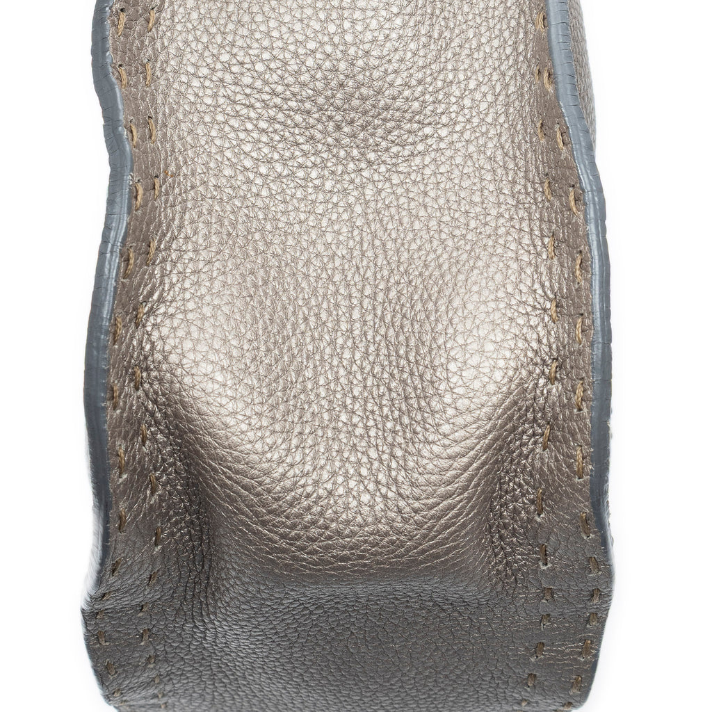 Shoulder Bag Large Selleria Hobo Silver Selleria Leather