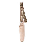 Shoulder Bag Front Pocket Crossbody Pink Selleria Leather