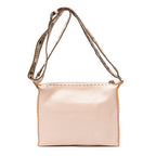 Shoulder Bag Front Pocket Crossbody Pink Selleria Leather