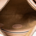 Shoulder Bag Front Pocket Crossbody Pink Selleria Leather