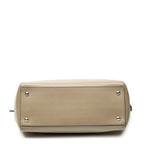 Shoulder Bag Dot Com Satchel Taupe Smooth Leather