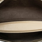 Shoulder Bag Dot Com Satchel Taupe Smooth Leather