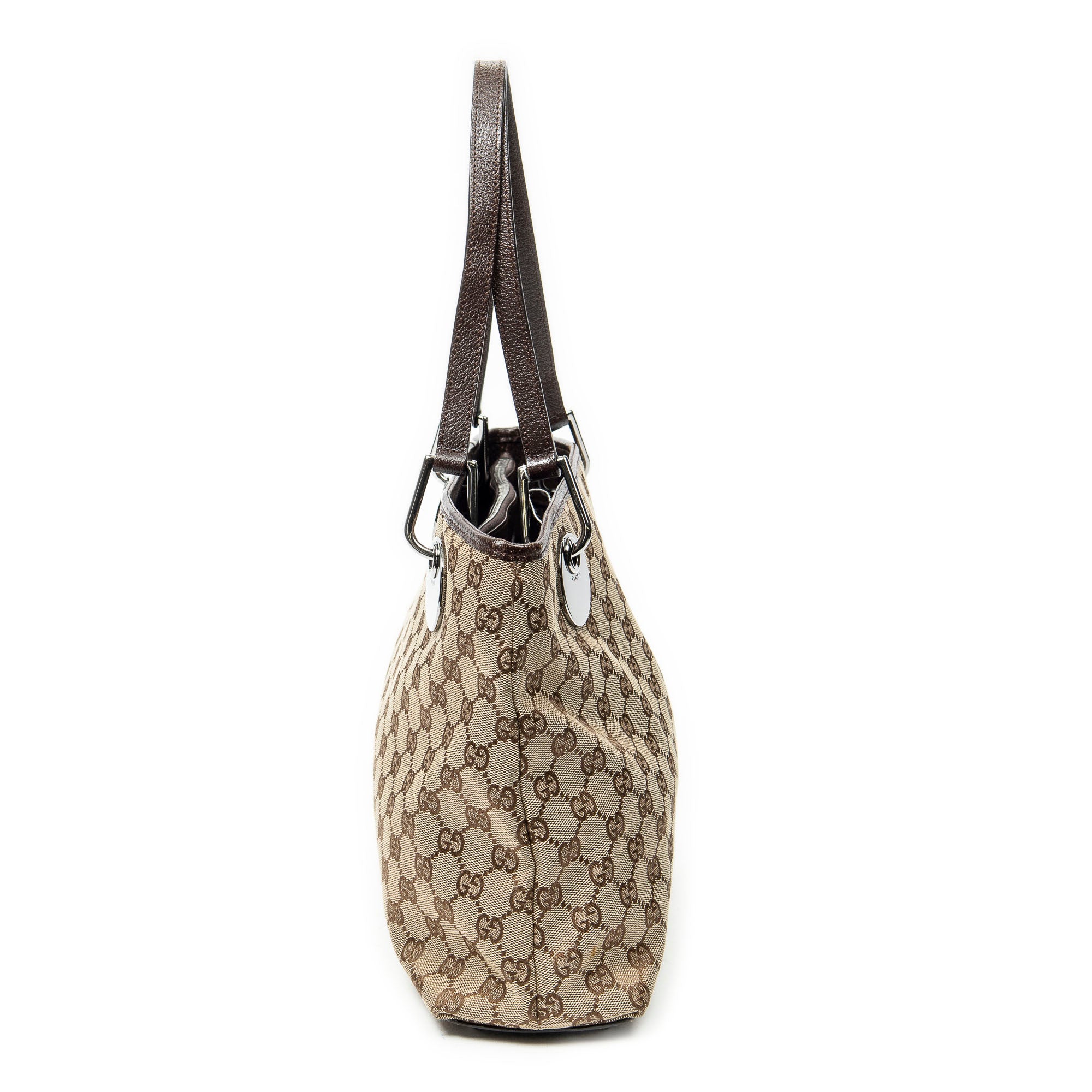 Shoulder Bag Eclipse Horizontal Tote Beige Monogrammed Canvas