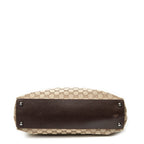 Shoulder Bag Eclipse Horizontal Tote Beige Monogrammed Canvas