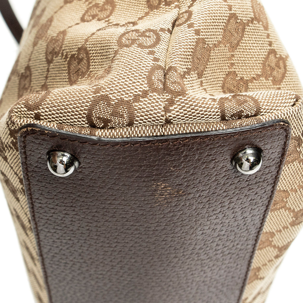 Shoulder Bag Eclipse Horizontal Tote Beige Monogrammed Canvas