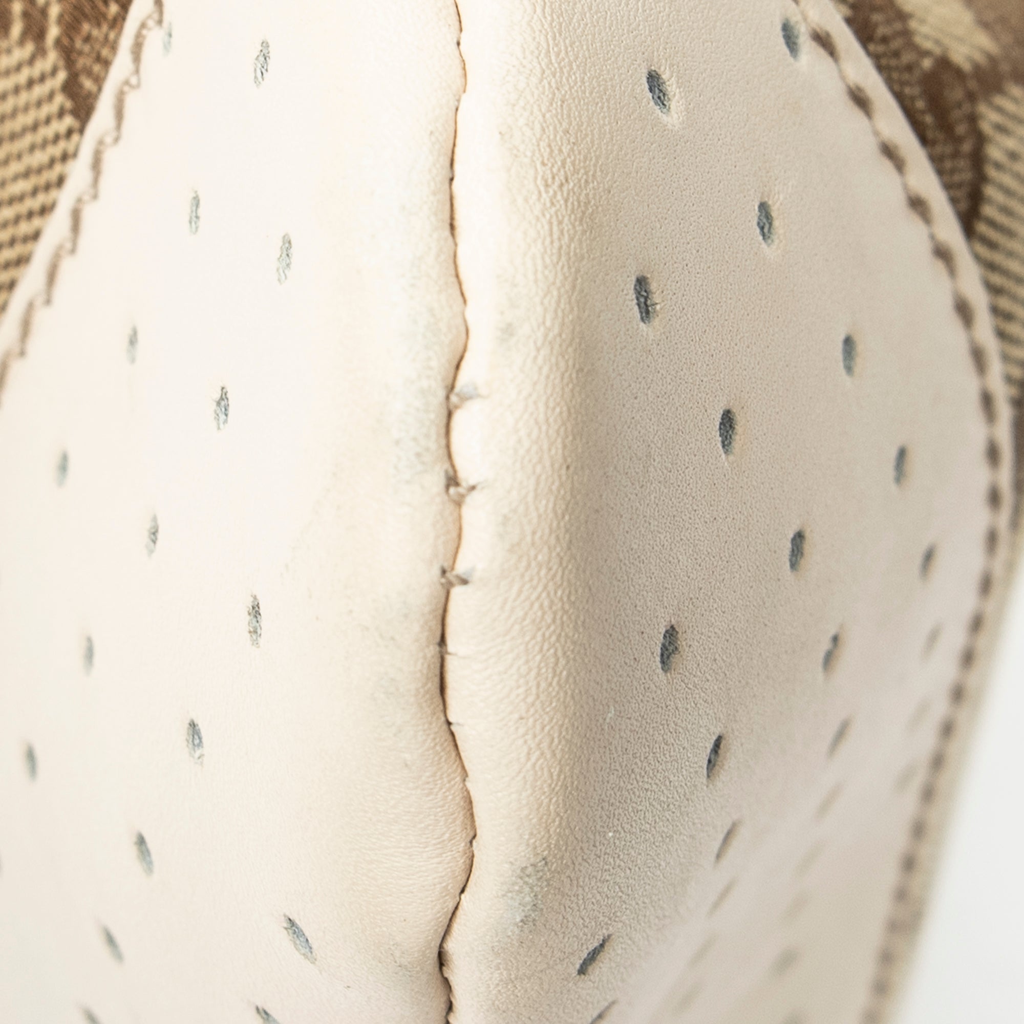Shoulder Bag Medium Messenger Beige Monogrammed Canvas