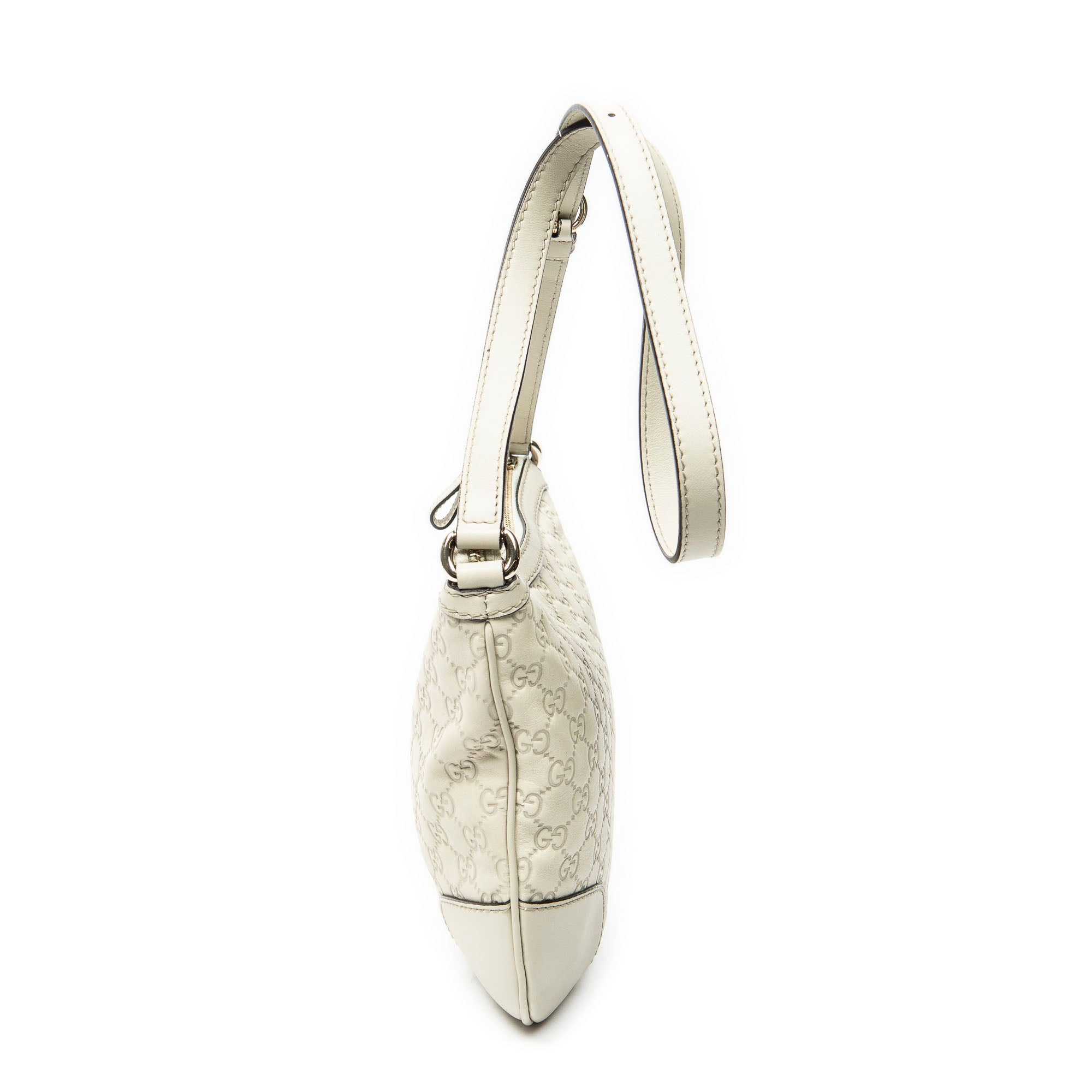 Shoulder Bag Lovely Heart Crossbody Ivory Guccissima Leather