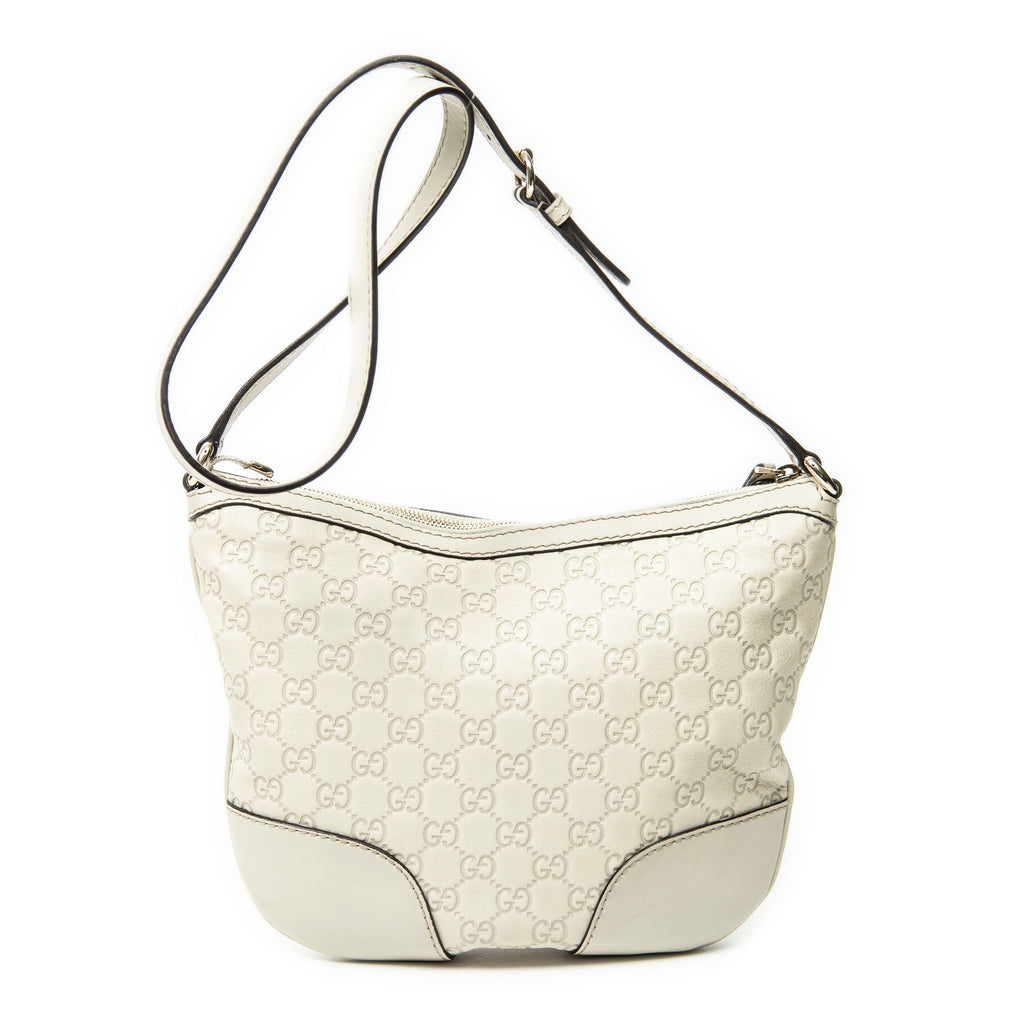 Shoulder Bag Lovely Heart Crossbody Ivory Guccissima Leather