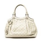 Shoulder Bag Small Sukey Tote Ivory Guccissima Leather