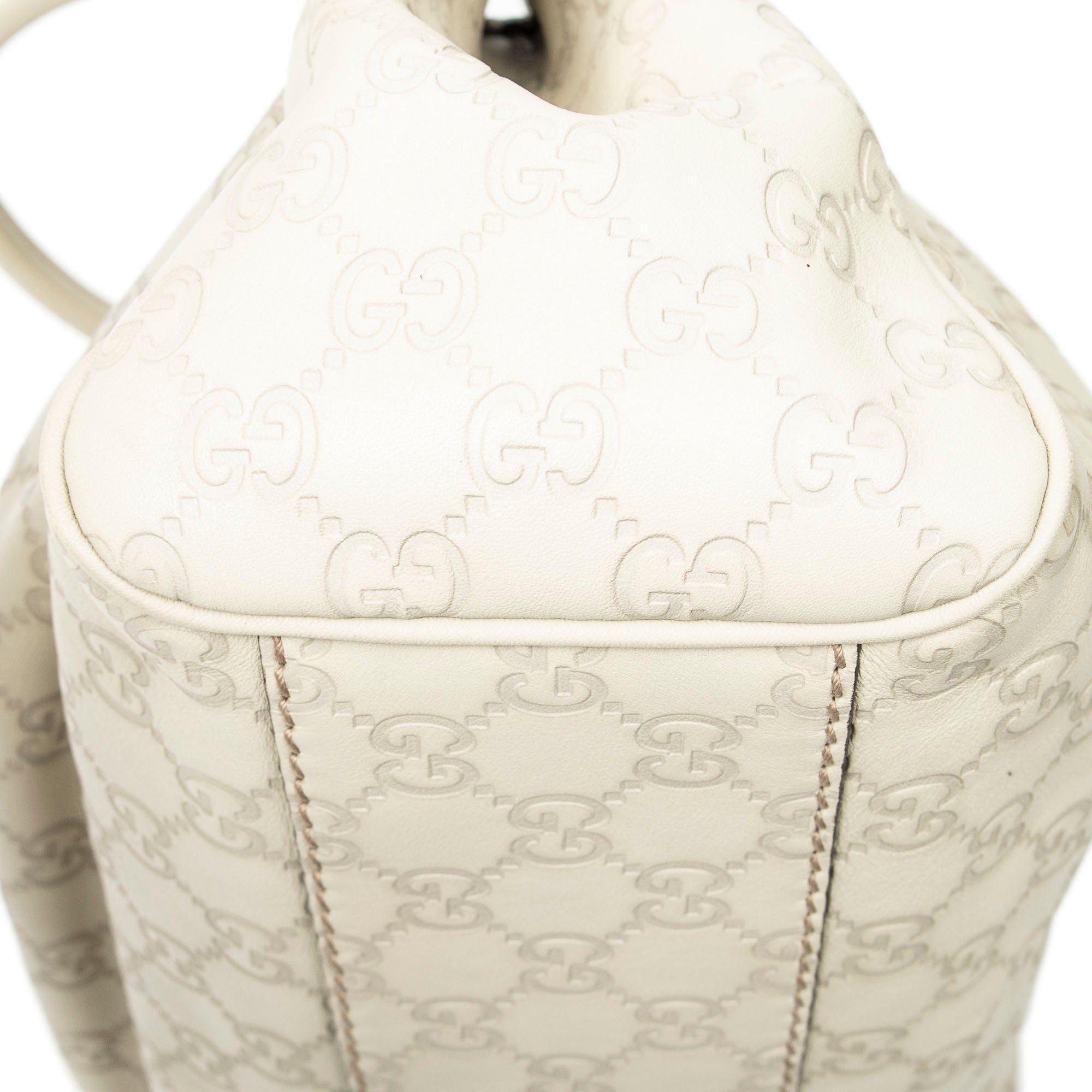 Shoulder Bag Small Sukey Tote Ivory Guccissima Leather