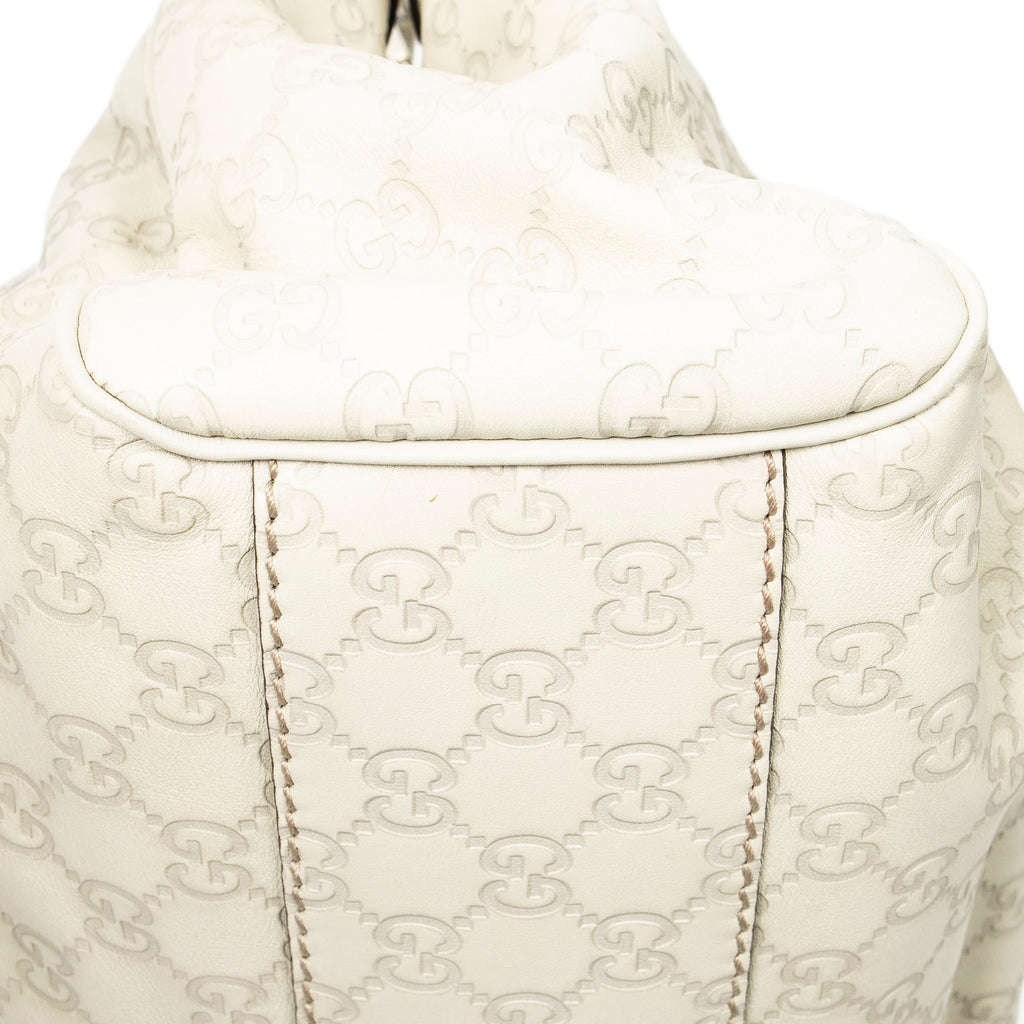 Shoulder Bag Small Sukey Tote Ivory Guccissima Leather