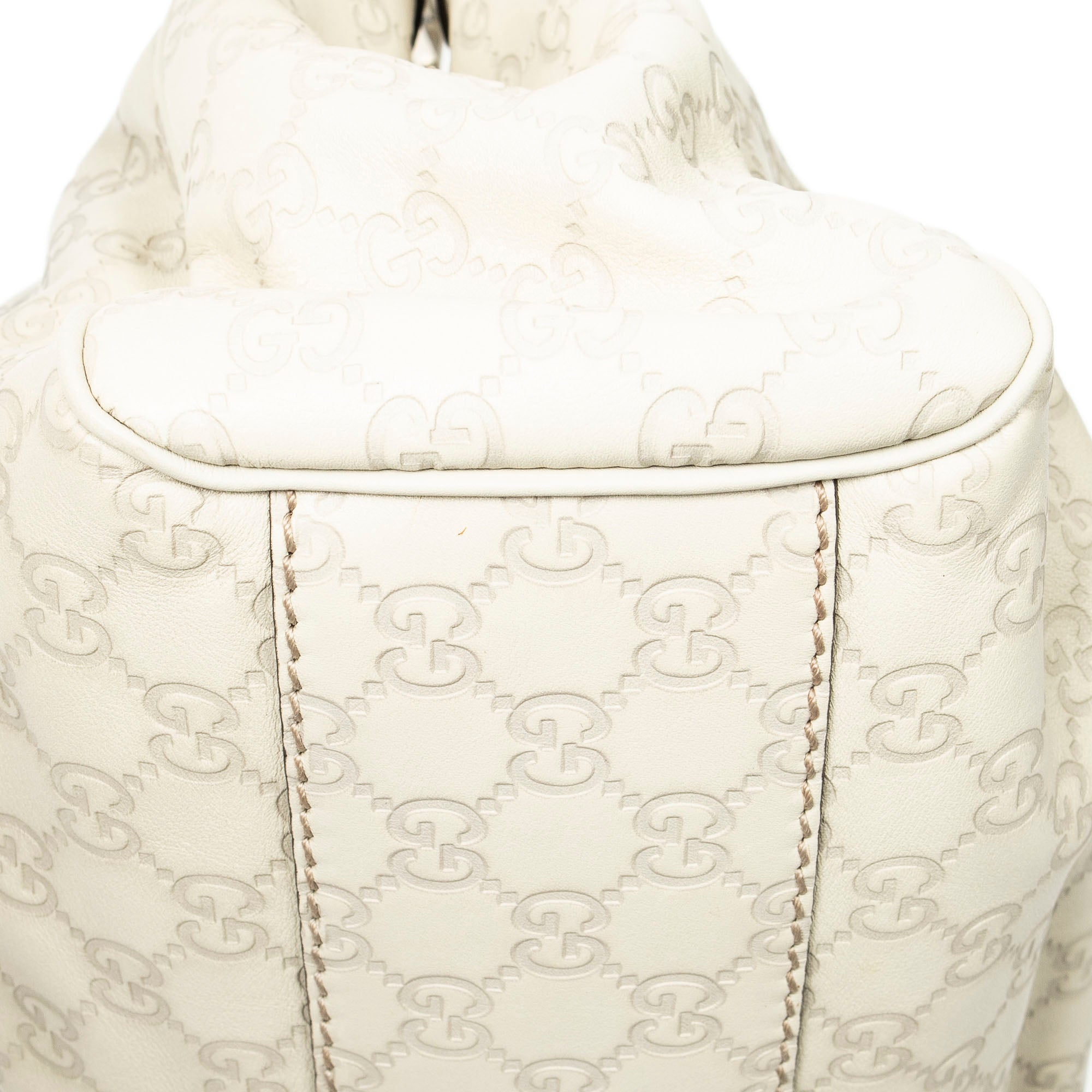 Shoulder Bag Small Sukey Tote Ivory Guccissima Leather