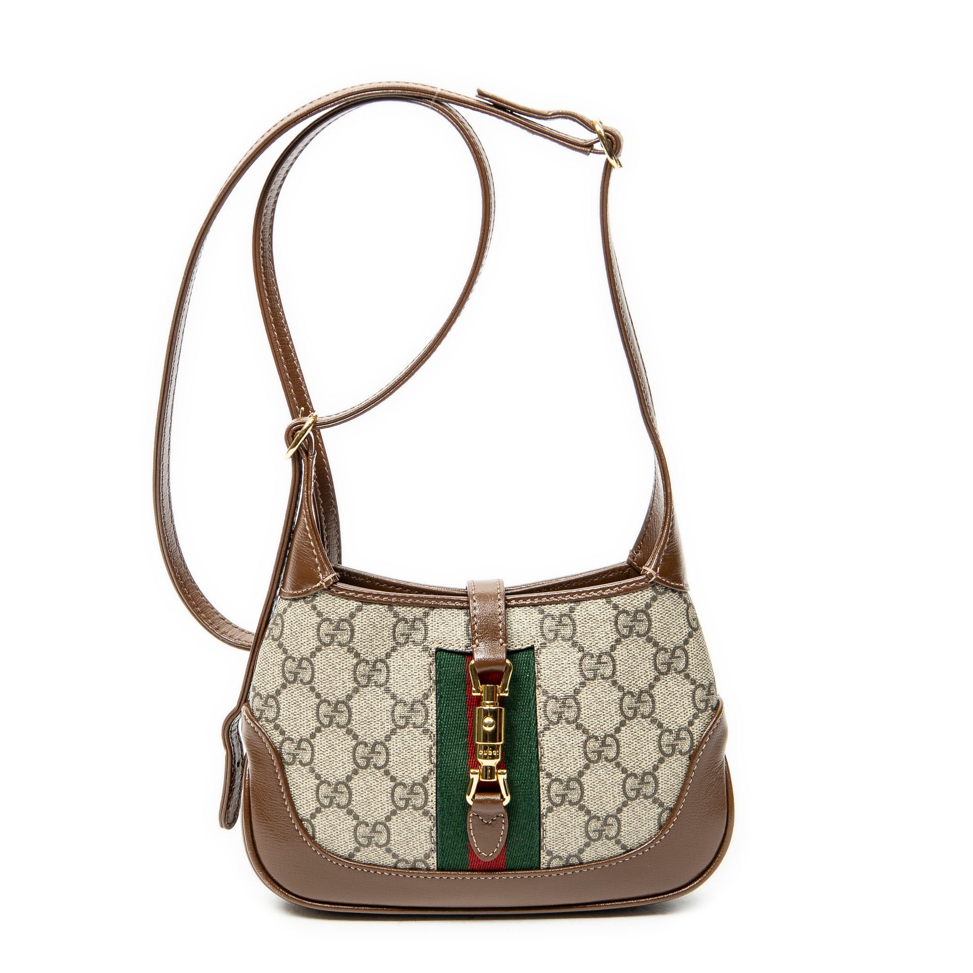 Shoulder Bag Mini Jackie 1961 Beige Supreme Coated Canvas