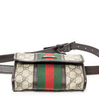 Waist Bag Ophidia Belt Bag Beige Supreme Coated Canvas