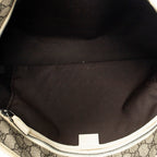 Shoulder Bag Large Zip Shopping Tote Beige Supreme Coated Canvas