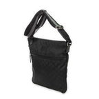 Bolso de Hombro Bandolera Monogram de Lona de Nailon Negra